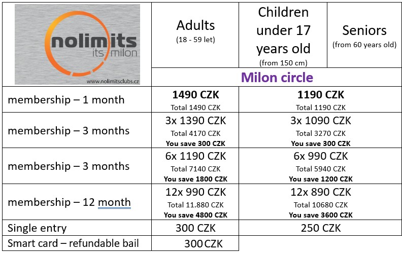 Price list silver